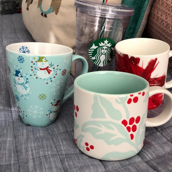 (4) Starbucks Christmas Cups - $20